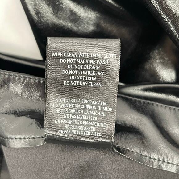 BLANK NYC Faux Leather Pants Size 26 Pleather Size Zipper NWT Vegan Cropped Blk - Picture 10 of 10